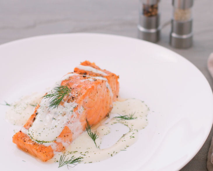 How to cook frozen salmon in a microwave oven