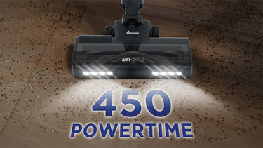 The ideal balance between suction power and runtime