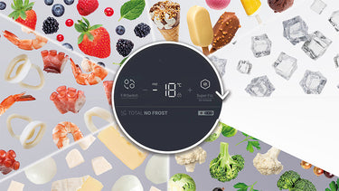 Flexible freezer-to-fridge conversion