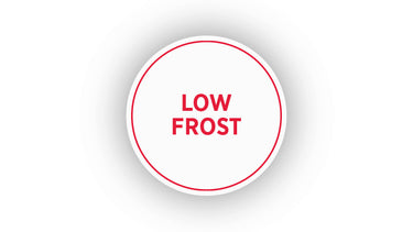 Reduced ice formation in the freezer