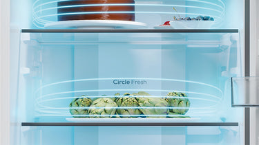 Constant airflow for fresh food