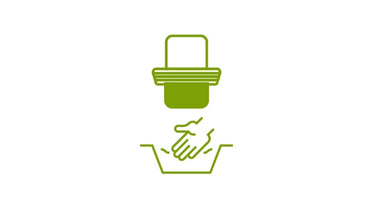 Suitable for hand and machine washing