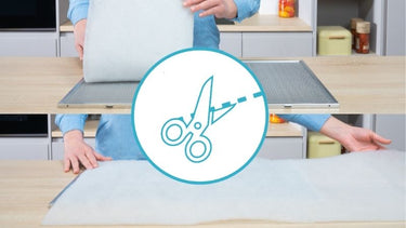 Universal cut-to-fit hood filter