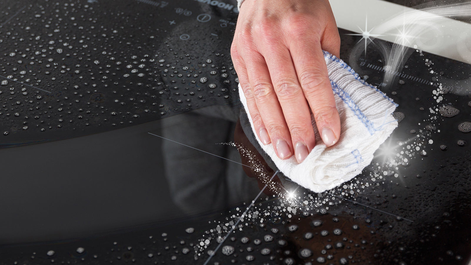 Degreaser for induction & vitroceramic hobs