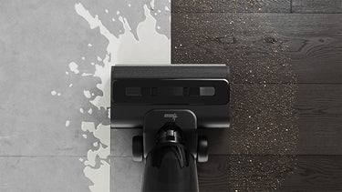 Two cleaning modes: vacuum only or vacuum and wash at the same time