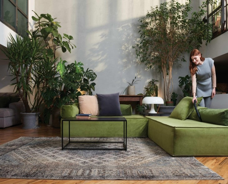 Cleaning a leather sofa safely without damaging the surface