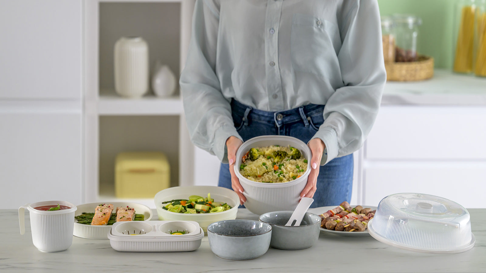 Chauffe-lait et chauffe‑soupe pour micro‑ondes