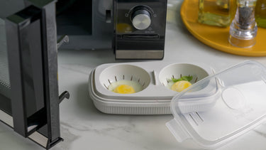 Cuiseur à œufs et omelettes pour micro-ondes