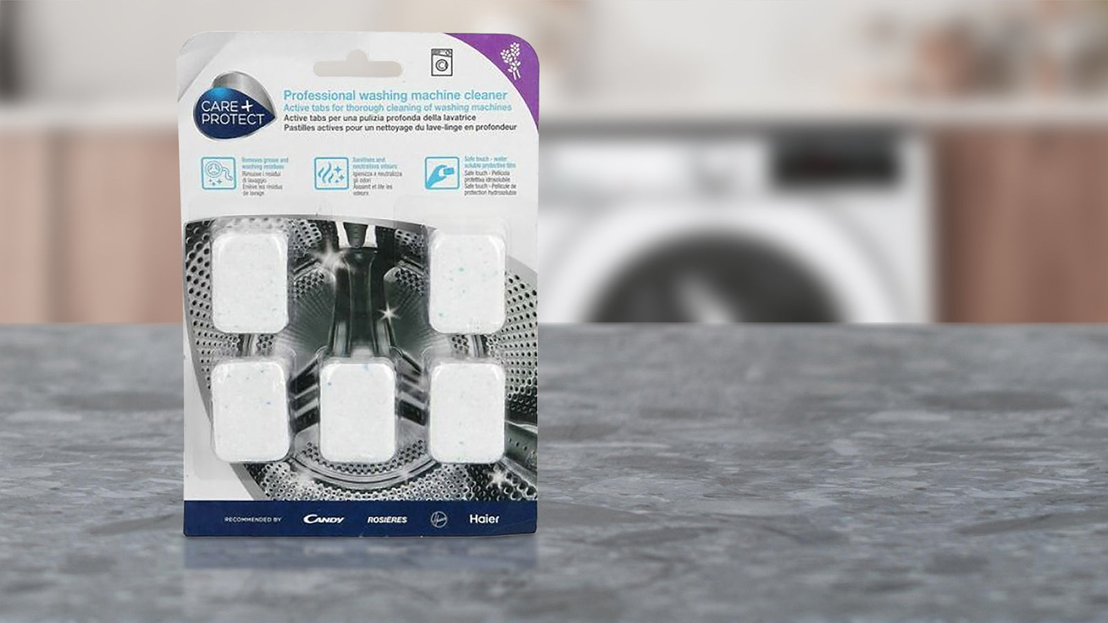 Pastilles nettoyantes pour lave-linge