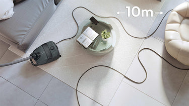 Clean without interruption