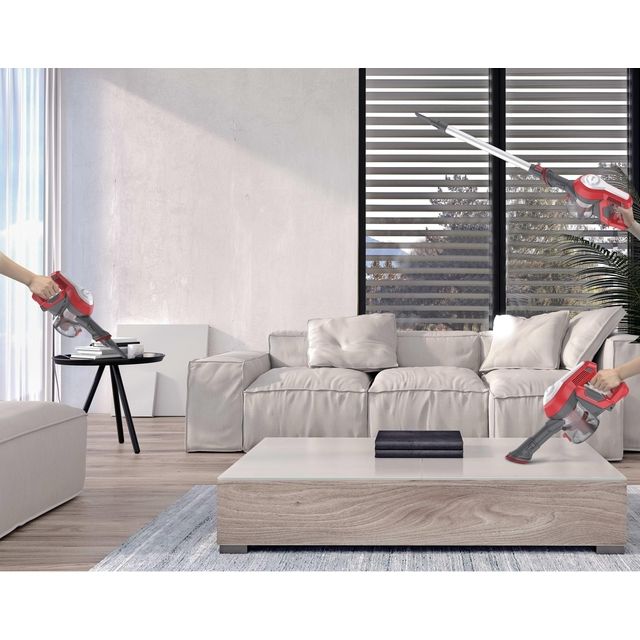 Hoover H-FREE 100 HF122PTA - Scopa Elettrica Senza Fili 22V, 40 Min Di Autonomia, Spazzola LED E Mini Turbo Per Peli