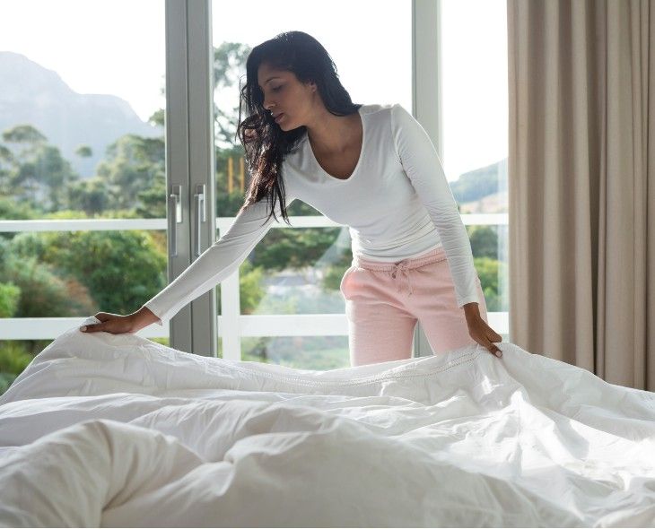 Welchem Waschprogramm man Daunendecken waschen kann