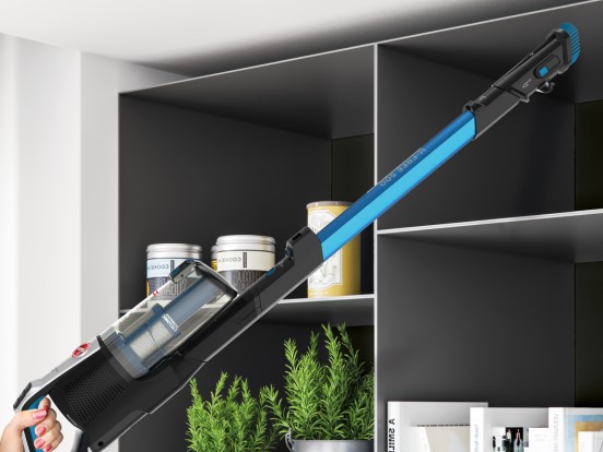 Crevice tool integrated