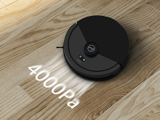 Defina níveis específicos de potência de sucção e limpeza.