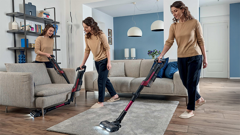 La puissance adaptée à chaque tâche de nettoyage