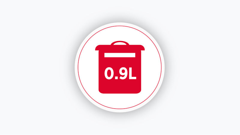 Větší kapacita nádoby na prach, méně častá údržba