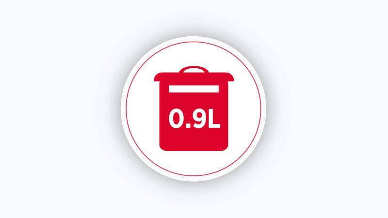 Μεγάλη χωρητικότητα κάδου