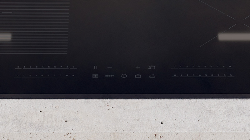 Multislider - ovládanie varných zón samostatne