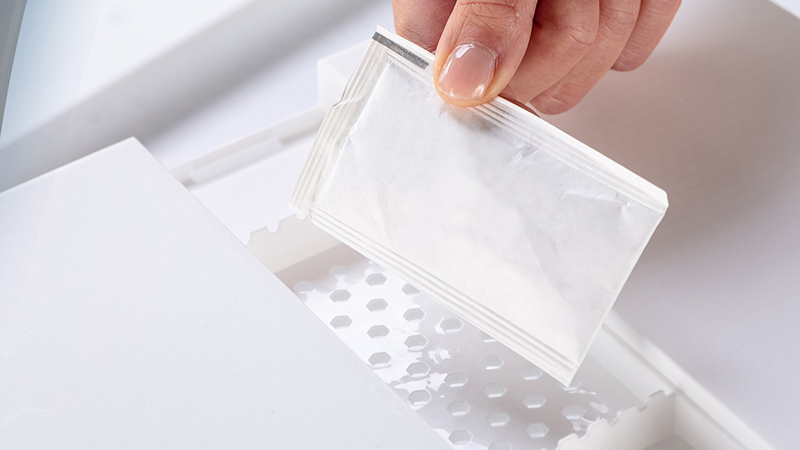 Remplacez facilement le filtre pour conserver la fraîcheur des aliments plus longtemps.