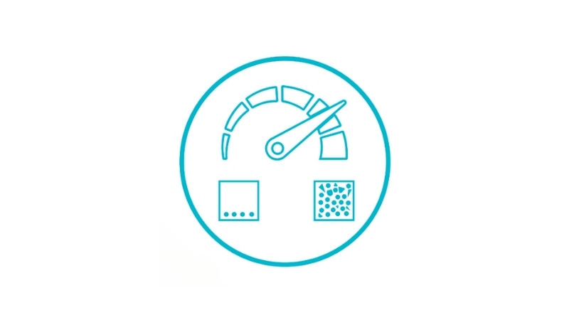 Avec indicateur de saturation