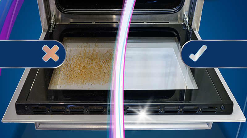 Élimine l'huile et les graisses tenaces