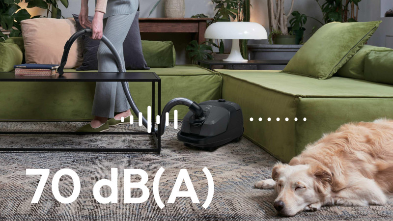 Limpeza profunda, baixo ruído