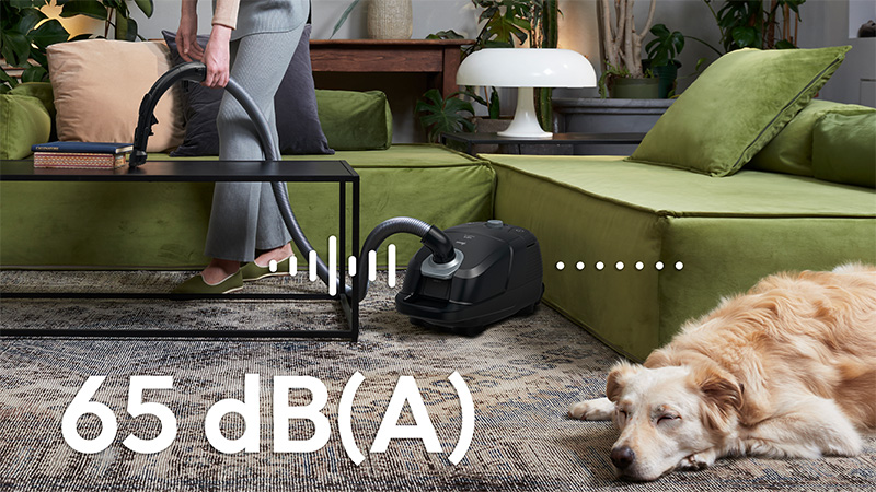 Limpeza profunda, baixo ruído