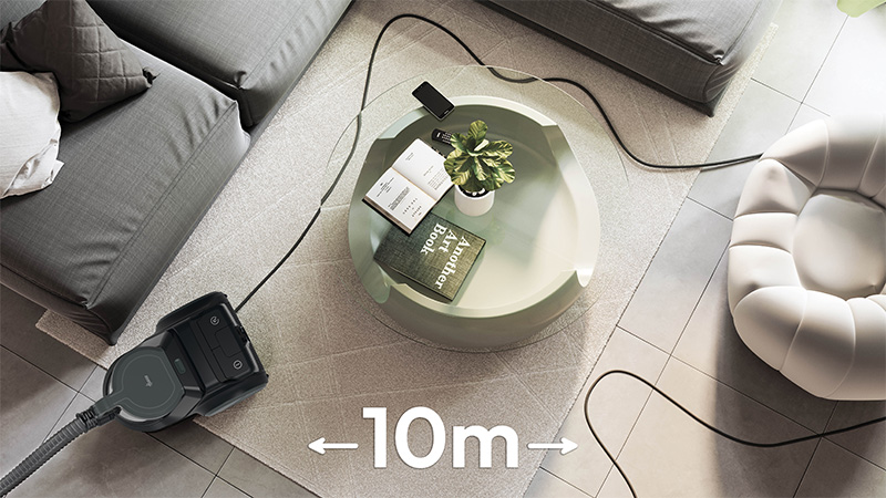 Limpe sem interrupção