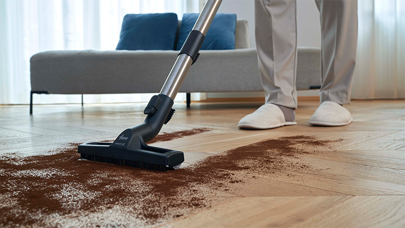Ideal para pavimentos de madeira, laminados e delicados