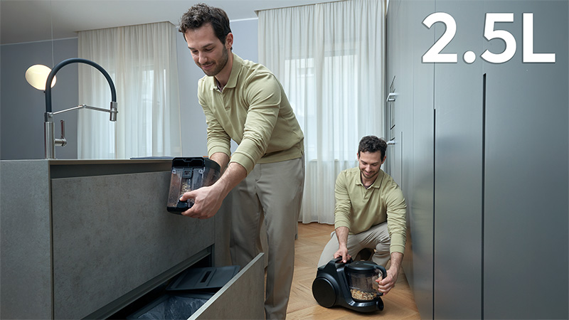 Manje prekida, više učinkovitosti: spremnik od 2,5 L