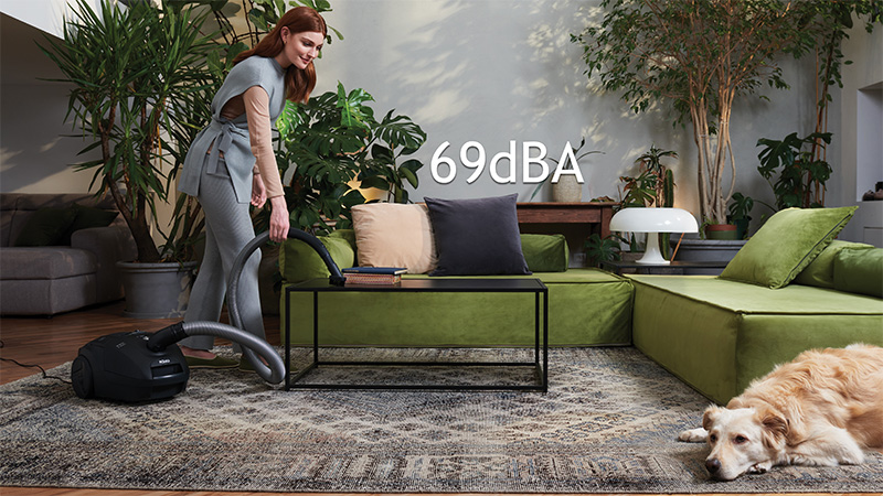 Experimente uma limpeza silenciosa e eficaz