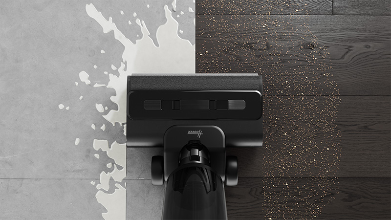 Deux modes de nettoyage : aspiration seule ou aspiration et lavage simultanés