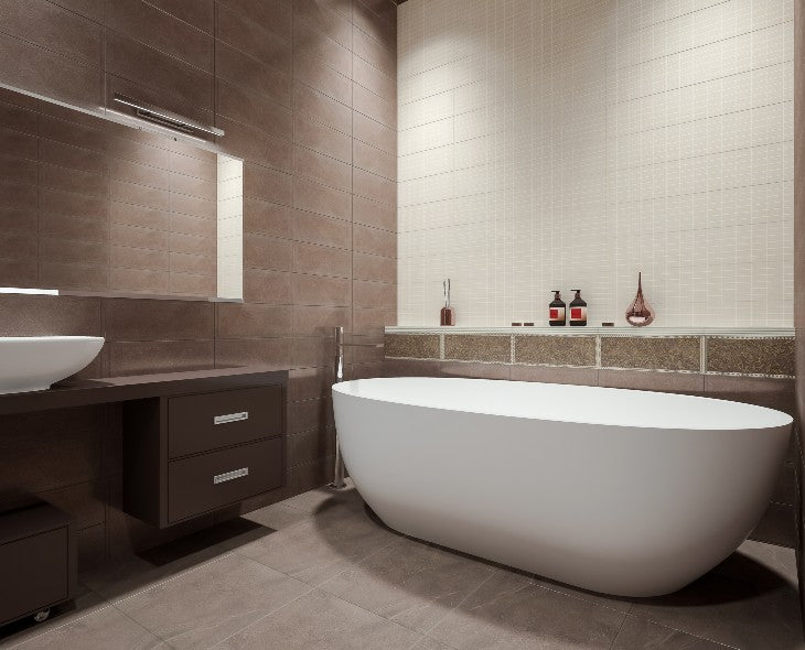 Come pulire le piastrelle del bagno dal calcare