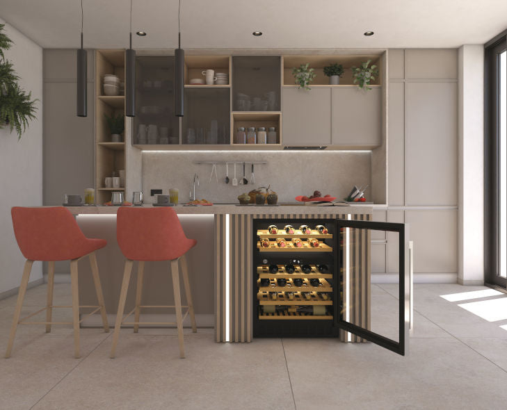 Cantinetta vino a doppia temperatura: caratteristiche e come sceglierla