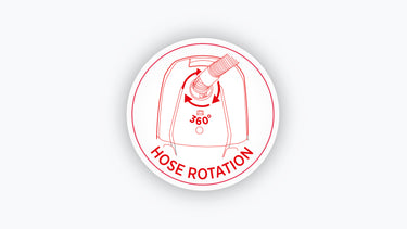 360° rotating hose